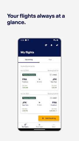 Lufthansa для Android — скриншот 3