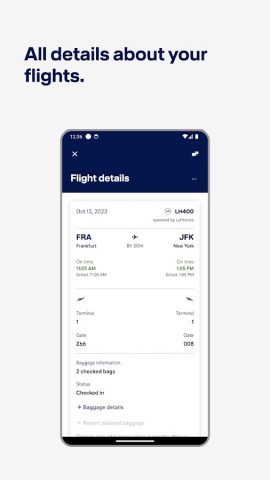 Lufthansa для Android — скриншот 5