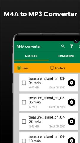 M4a To Mp3 Converter для Android — скриншот 1