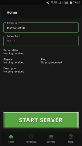 MC Server Connector для Android — скриншот 1