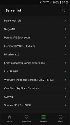 MC Server Connector для Android — скриншот 4