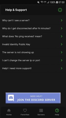 MC Server Connector для Android — скриншот 5