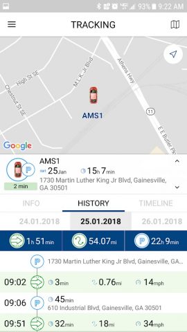 MFS Fleet Tracking для Android — скриншот 3