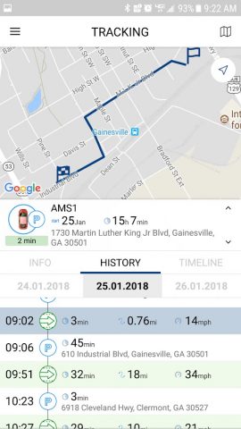 MFS Fleet Tracking для Android — скриншот 4