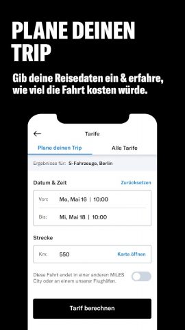 MILES Carsharing & Vansharing для Android — скриншот 3