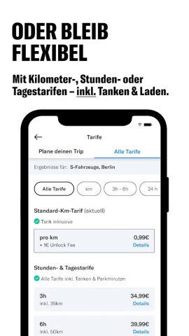 MILES Carsharing & Vansharing для Android — скриншот 4