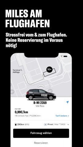 MILES Carsharing & Vansharing для Android — скриншот 5