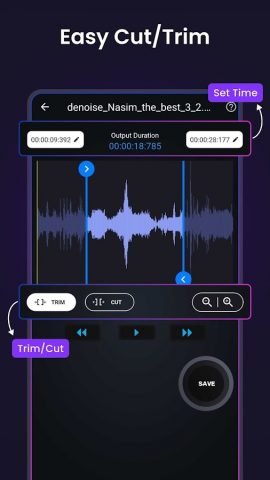 MP3 Аудио Резак, Конвертер для Android — скриншот 3