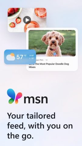 MSN для Android — скриншот 1