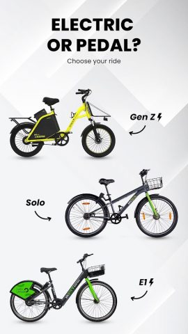 MYBYK — Pedal & EBike Rental для Android — скриншот 1