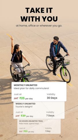 MYBYK — Pedal & EBike Rental для Android — скриншот 2