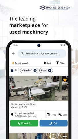 Machineseeker для Android — скриншот 3
