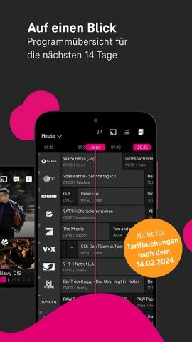 MagentaTV — 1. Generation для Android — скриншот 4