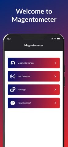 emf Detector: Magnetometer для Android — скриншот 1