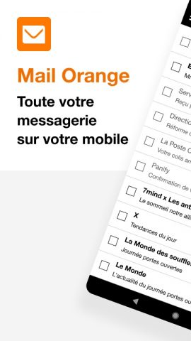 Mail Orange — Messagerie email для Android — скриншот 1