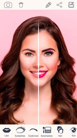 Макияж на Фото: Селфи Редактор для Android — скриншот 1
