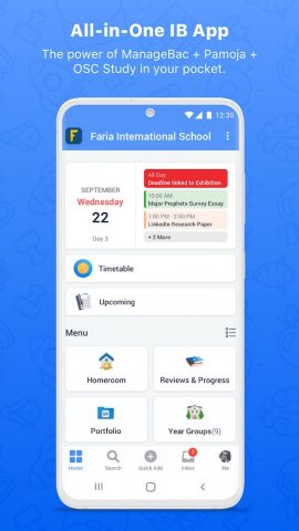 ManageBac для Android — скриншот 1