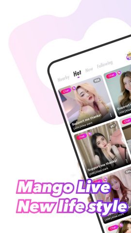 Mango live-Go Live Streaming для Android — скриншот 1