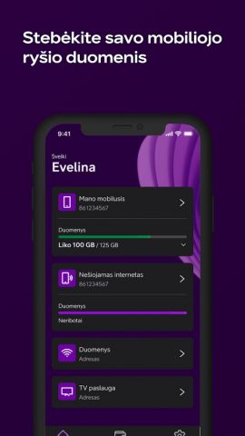 Mano Telia для Android — скриншот 3