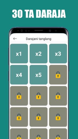 Matematika — Karra Jadvali для Android — скриншот 5