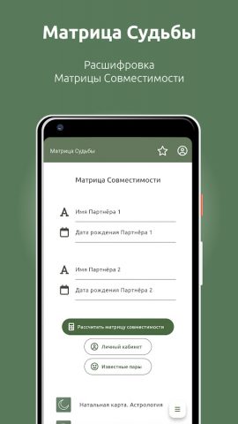 Матрица Судьбы. Психоматрица для Android — скриншот 3
