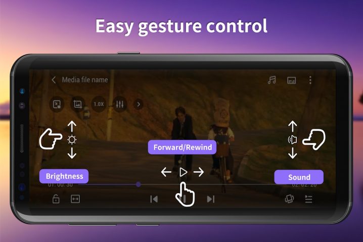 Медиа плеер для Android — скриншот 2
