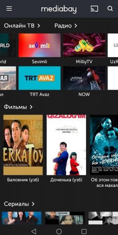 Mediabay для Android — скриншот 1