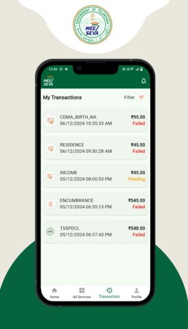 MeeSeva App для Android — скриншот 5