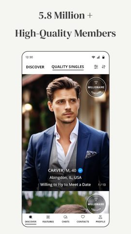 Meet, Date the Rich Elite — MM для Android — скриншот 3