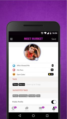 Meet Market: знакомства геев для Android — скриншот 3