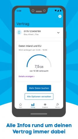 Mein Blau для Android — скриншот 4