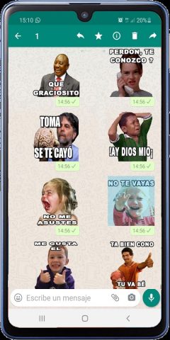 Memes Con Frases Stickers для Android — скриншот 3