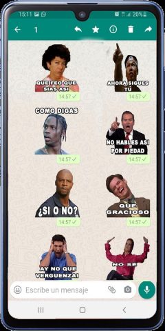 Memes Con Frases Stickers для Android — скриншот 4