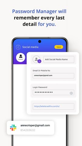 Менеджер паролей для Android — скриншот 5