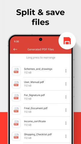 Merge Multiple PDF Files для Android — скриншот 5