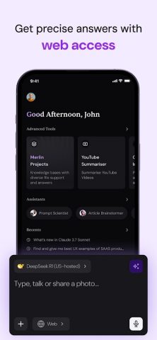 Merlin AI: AI Chat Assistant для Android — скриншот 3