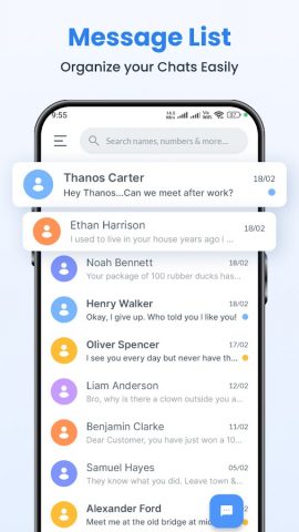 Сообщения — текстовые SMS для Android — скриншот 1