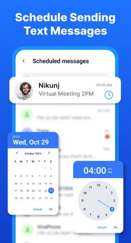 Messenger SMS & MMS для Android — скриншот 4