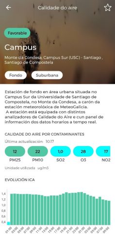 MeteoGalicia для Android — скриншот 2