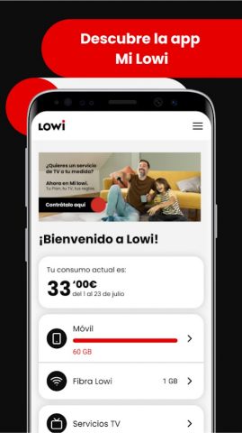 Mi Lowi для Android — скриншот 1