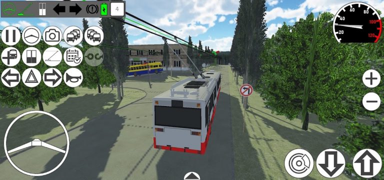 Micro-Trolleybus Simulator для Android — скриншот 2
