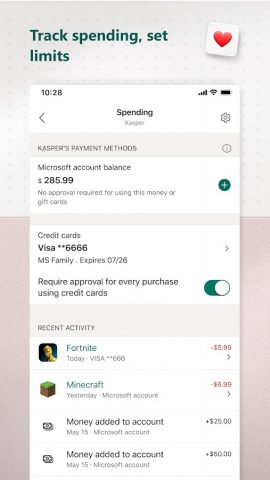 Microsoft Family Safety для Android — скриншот 1