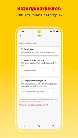 Mijn DHL для Android — скриншот 4