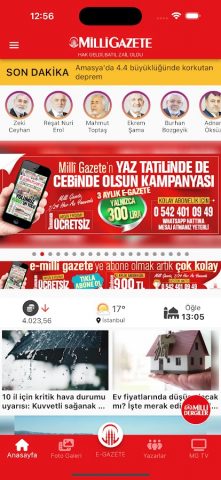 Milli Gazete для Android — скриншот 2