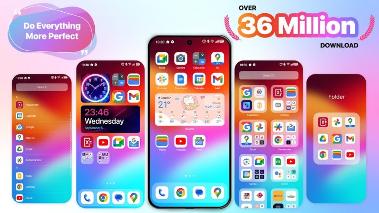 MiniPhone Launcher 26: Cool OS для Android — скриншот 1