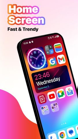MiniPhone Launcher 26: Cool OS для Android — скриншот 2