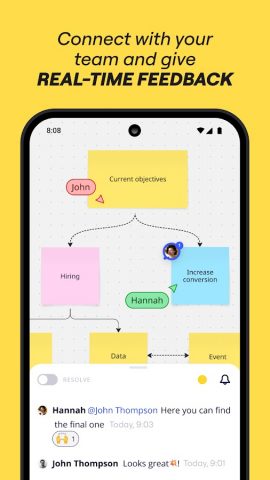 Miro: your visual workspace для Android — скриншот 3