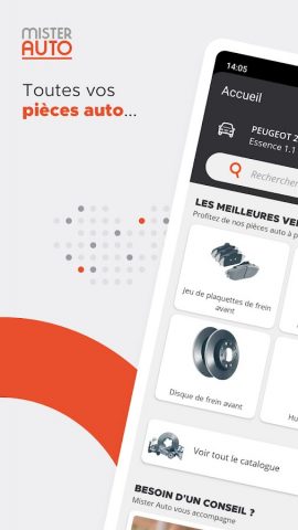 Mister Auto — Pièces auto для Android — скриншот 1