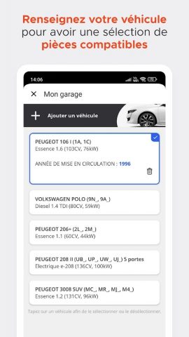 Mister Auto — Pièces auto для Android — скриншот 3