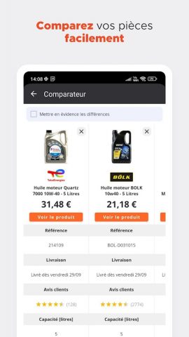 Mister Auto — Pièces auto для Android — скриншот 5